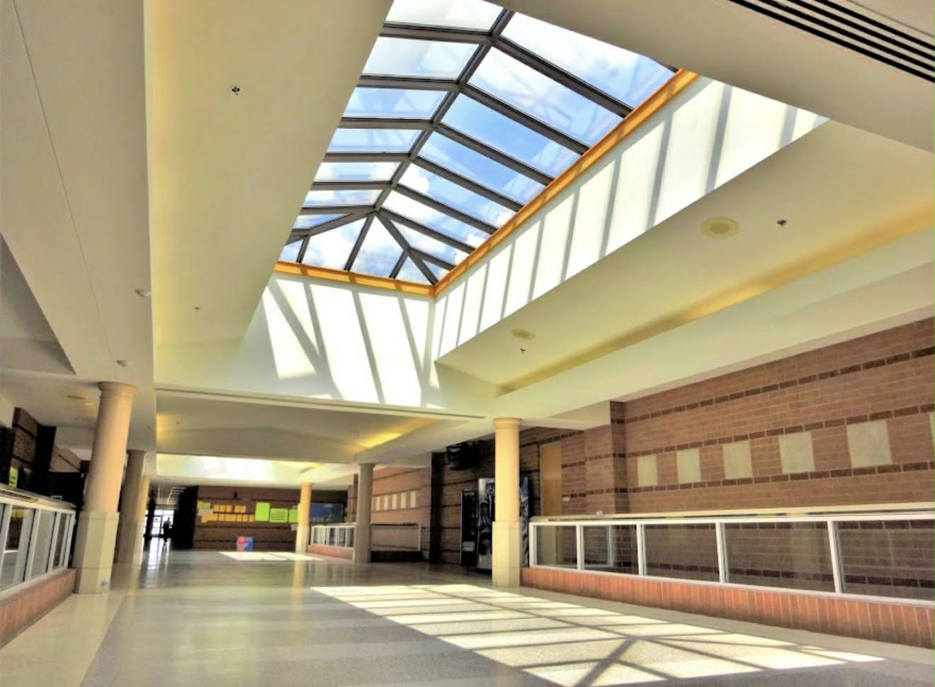 Townview Center skylight hallway